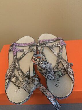Snakeskin sandals